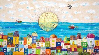 むろまいこ「港町とツバメ」
